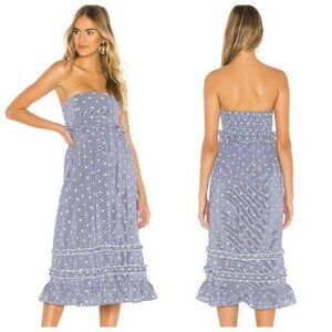 Tularosa Raven Dress - Navy & White